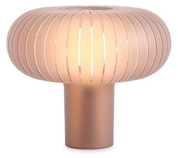 Kartell stolní lampa Teresa Frozen, růžová, stmívatelné, E27, stmívatelný, Fialová / růžová / barva růže, Obývací pokoj / jídelna, Plast, Design