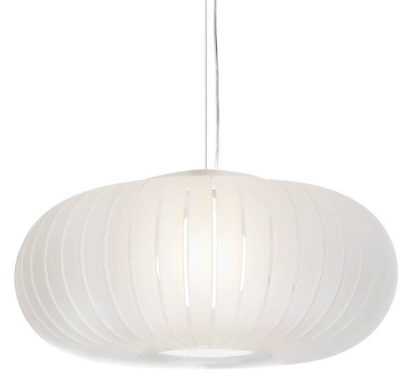 Kartell závěsné světlo Teresa Frozen, barva ledu, Ø 50 cm, E27, Bílá / opál, Obývací pokoj / jídelna, Plast, Design