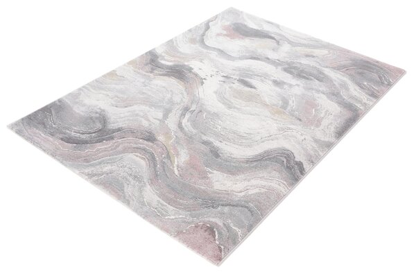 Moderní kusový koberec Ragolle Argentum 63717 6797 Abstraktní šedý Rozměr: 120x170 cm