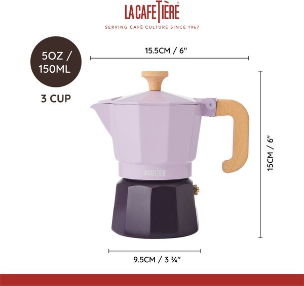 Moka konvička La Cafetière Venice Purple