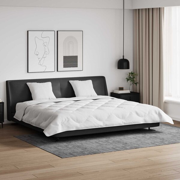 Duvet s polštáři s polštářem 3 pcs Bílá Mikrovlákno a peří