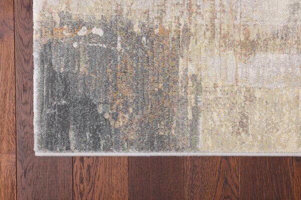 Moderní kusový koberec Ragolle Argentum 63723 4747 Abstraktní šedý Rozměr: 133x195 cm