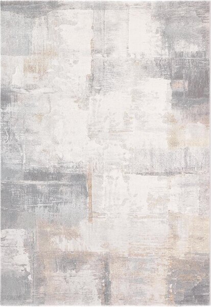 Moderní kusový koberec Ragolle Argentum 63723 4747 Abstraktní šedý Rozměr: 133x195 cm