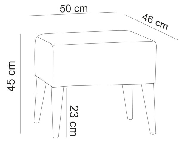 Hanah Home Taburet Zeni zelený