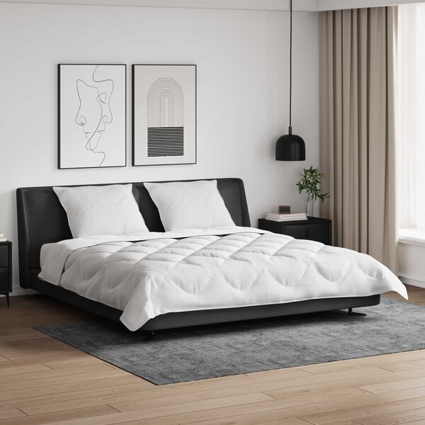 Duvet s polštáři s polštářem 3 pcs Bílá Mikrovlákno