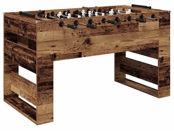 Stolní fotbálek Staré dřevo 146,5 x 74 x 85 cm kompozitní dřevo