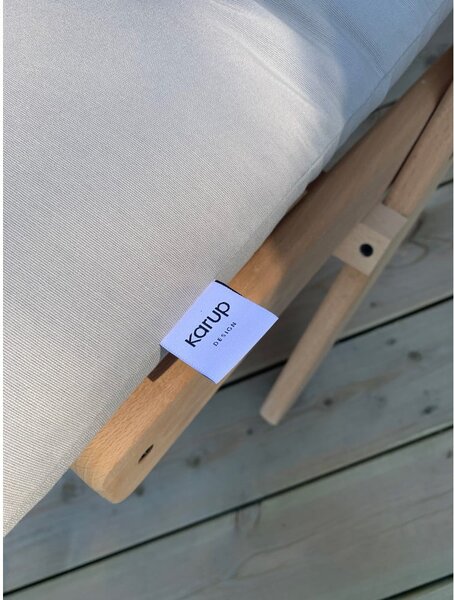 Skládací křeslo Karup Design Boogie Raw/Linen Beige
