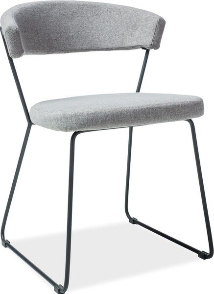 Casarredo Designová jídelní židle HELIX šedá