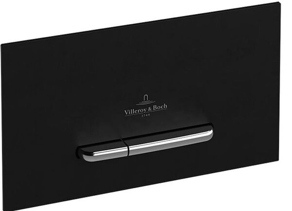 Villeroy & Boch ViConnect splachovací tlačítko pro WC černá 922169AN