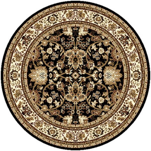 Alfa Carpets Kusový koberec TEHERAN T-117 brown kruh ROZMĚR: 160x160 (průměr) kruh