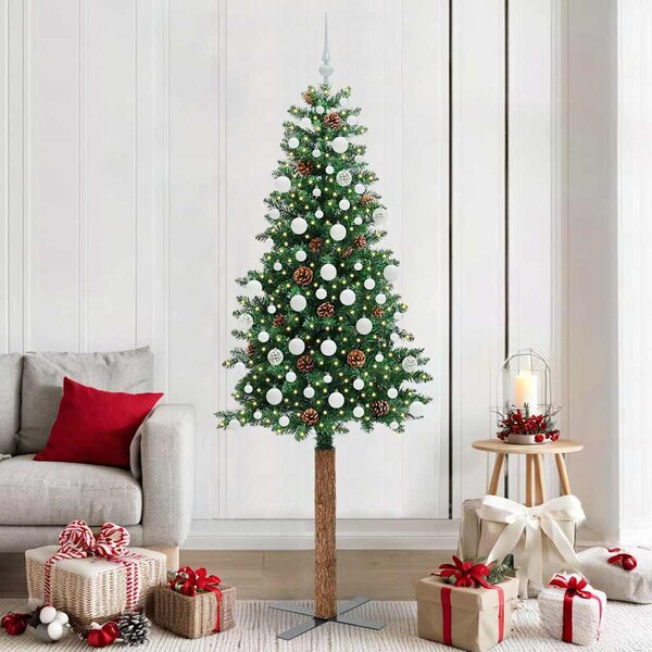 Úzký vánoční stromeček Zelená 210 cm 3394880