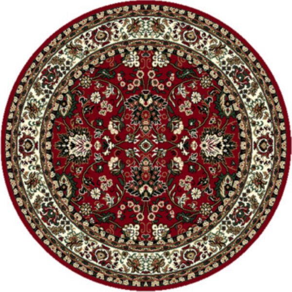Alfa Carpets Kusový koberec TEHERAN T-117 red kruh ROZMĚR: 160x160 (průměr) kruh