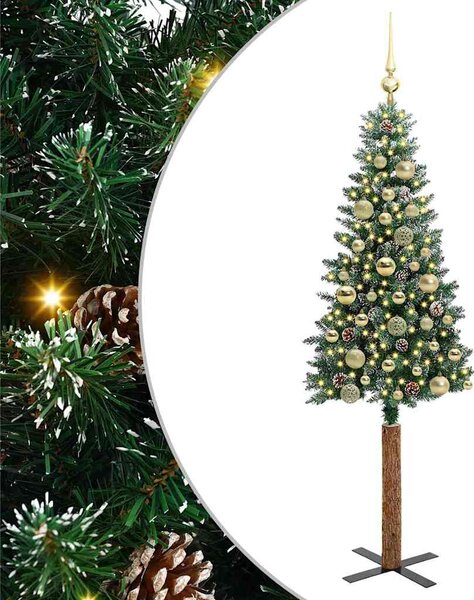 Úzký vánoční stromeček Zelená 150 cm 3394890