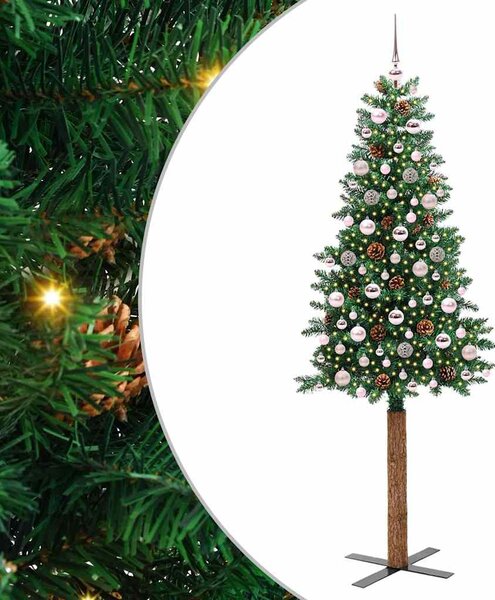 Úzký vánoční stromeček Zelená 210 cm 3394879