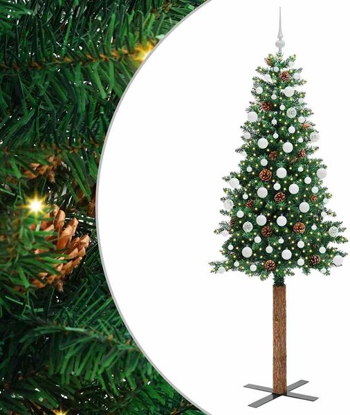 Úzký vánoční stromeček Zelená 210 cm 3394880