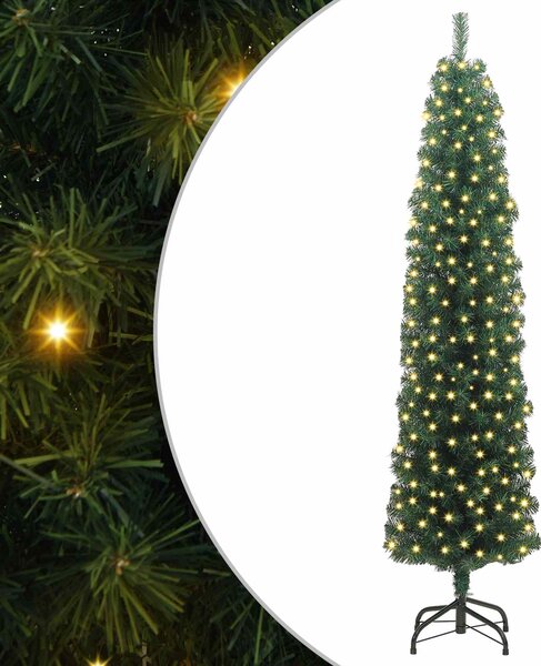 Umělý vánoční stromeček Zelená 180 cm PVC, ocel a plast 3394939