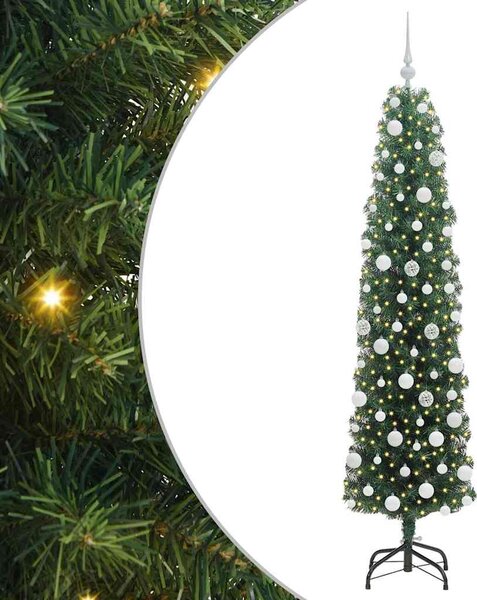 Umělý vánoční stromeček Zelená 180 cm PVC, ocel a plast 3394946