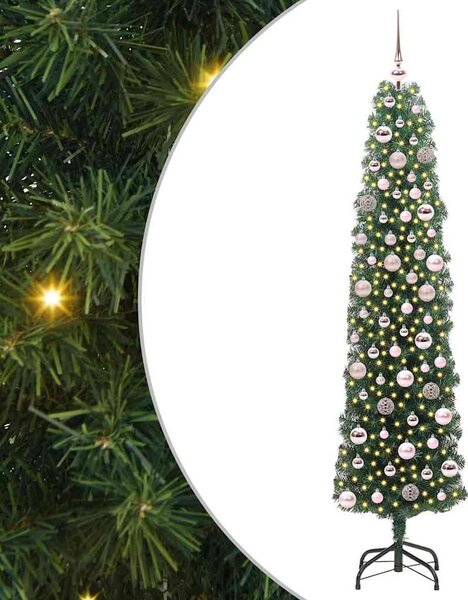 Umělý vánoční stromeček Zelená 180 cm PVC, ocel a plast 3394945