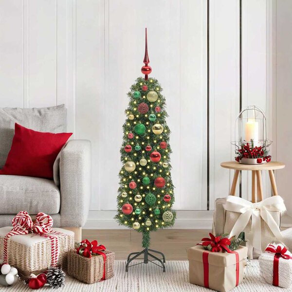 Umělý vánoční stromeček Zelená 120 cm PVC, ocel a plast 3394929