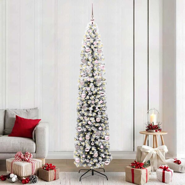 Umělý vánoční stromeček Zelená 240 cm PVC, ocel a plast 3395046