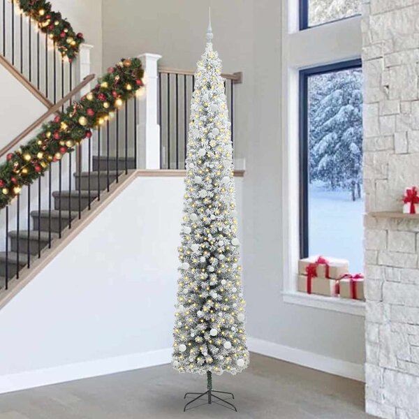 Umělý vánoční stromeček Zelená 300 cm PVC, ocel a plast 3395065