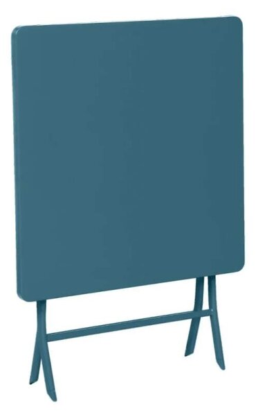 Hesperide skládací kovový zahradní stůl Greensboro 70x70x71cm modrý