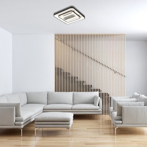 Rabalux Aireon stropní ventilátor se světlem 1x50 W bílá-černá 71341