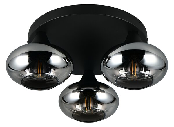 Stropní svítidlo 3x E14 dymová IP20 TRIO Reality DIVINA R66643054