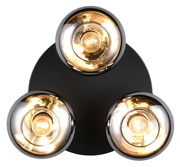 Stropní svítidlo 3x E14 dymová IP20 TRIO Reality DIVINA R66643054