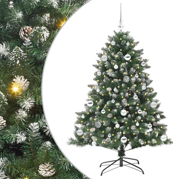Umělý vánoční stromeček Zelená 150 cm PVC, plast a ocel 3395226