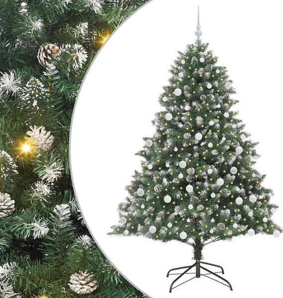 Umělý vánoční stromeček Zelená 180 cm PVC, plast a ocel 3395236
