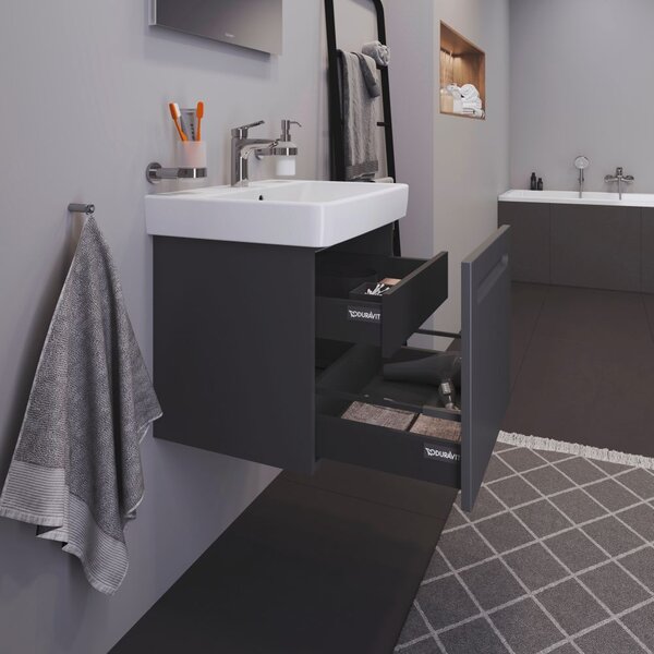 Duravit No. 1 skříňka 54x42.6x47.8 cm pod umyvadlo závěsná grafitová N14381049490000