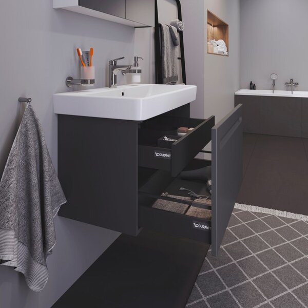 Duravit No. 1 skříňka 74x42.6x47.8 cm pod umyvadlo závěsná grafitová N14383049490000