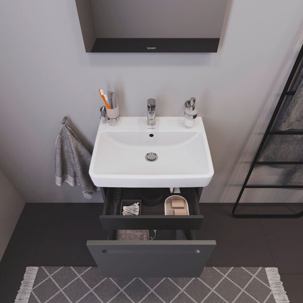 Duravit No. 1 skříňka 54x42.6x47.8 cm pod umyvadlo závěsná grafitová N14381049490000
