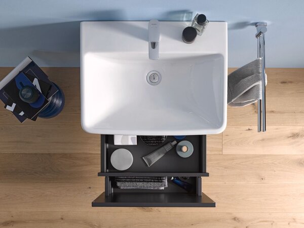 Duravit No. 1 skříňka 54x42.6x47.8 cm pod umyvadlo závěsná grafitová N14381049490000