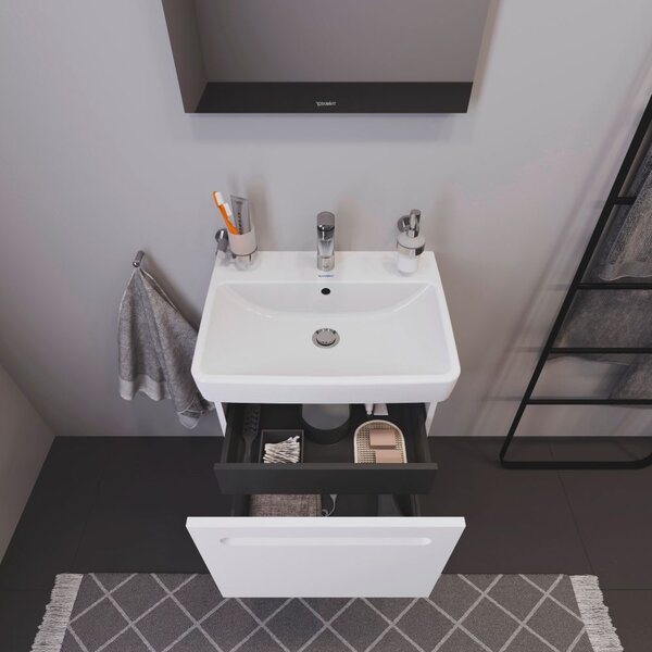 Duravit No. 1 skříňka 54x42.6x47.8 cm pod umyvadlo závěsná bílá N14381018180000
