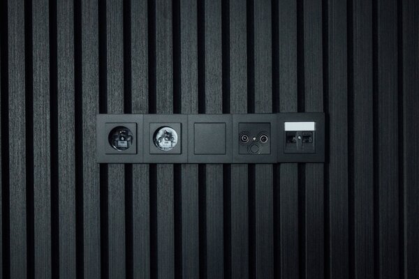 Horve Akustický panel 2700 x 285 mm - black sandal DOPRODEJ