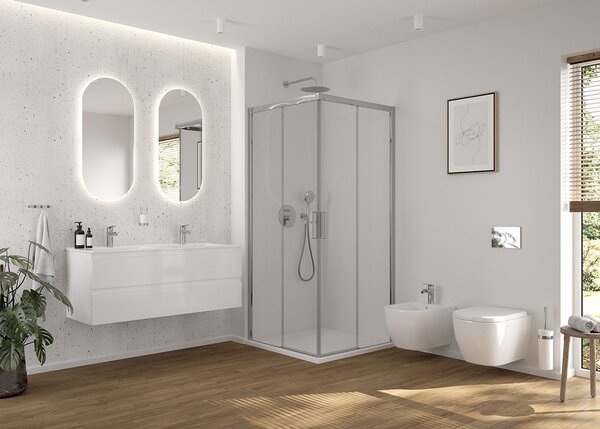 Oltens Lule splachovací tlačítko pro WC lesklý chrom 57102100