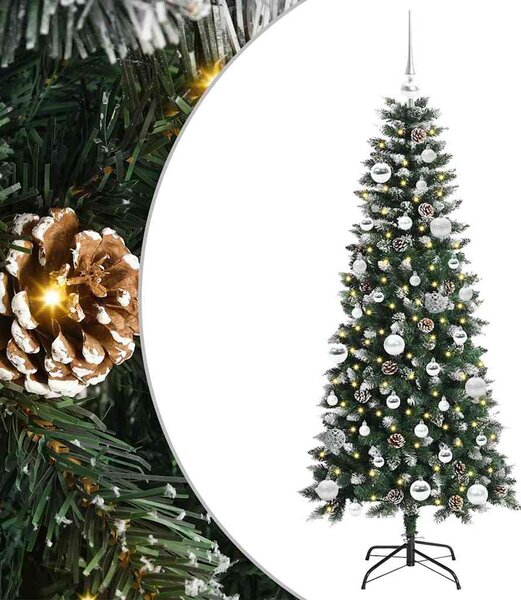 Umělý vánoční stromeček Zelená 150 cm PVC, plast a ocel 3395813
