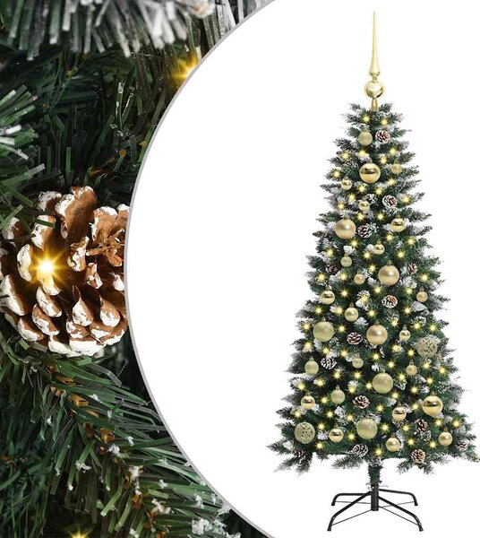 Umělý vánoční stromeček Zelená 120 cm PVC, plast a ocel 3395800