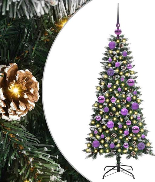 Umělý vánoční stromeček Zelená 120 cm PVC, plast a ocel 3395802