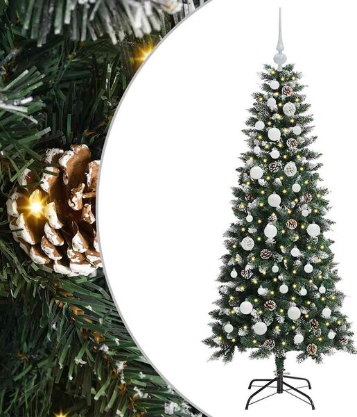Umělý vánoční stromeček Zelená 150 cm PVC, plast a ocel 3395811