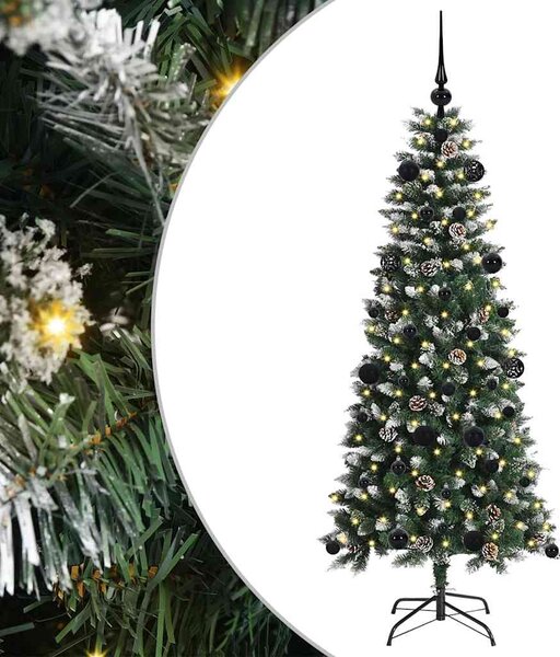 Umělý vánoční stromeček Zelená 150 cm PVC, plast a ocel 3395809