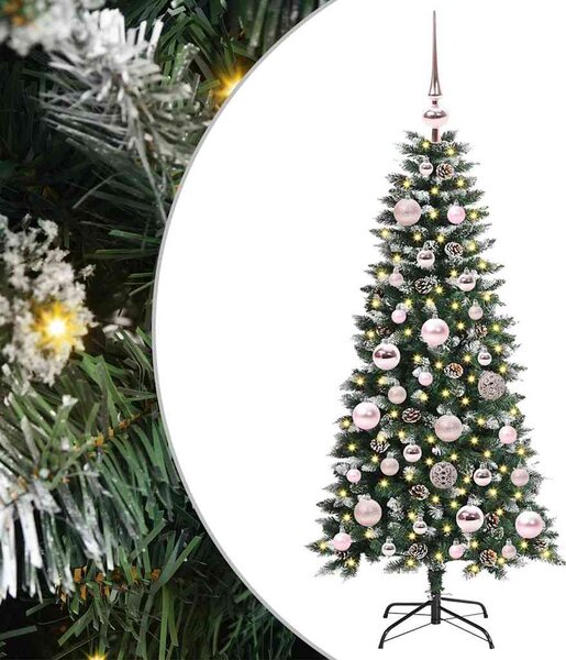 Umělý vánoční stromeček Zelená 120 cm PVC, plast a ocel 3395798