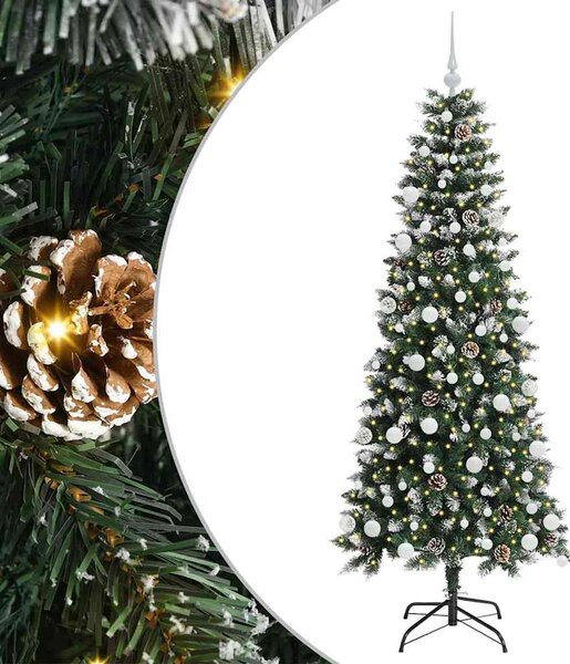 Umělý vánoční stromeček Zelená 180 cm PVC, plast a ocel 3395823