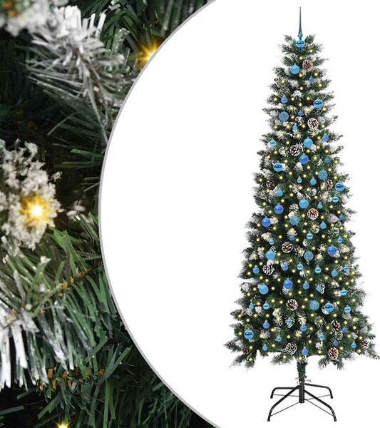 Umělý vánoční stromeček Zelená 240 cm PVC, plast a ocel 3395851