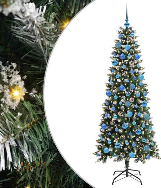 Umělý vánoční stromeček Zelená 180 cm PVC, plast a ocel 3395827