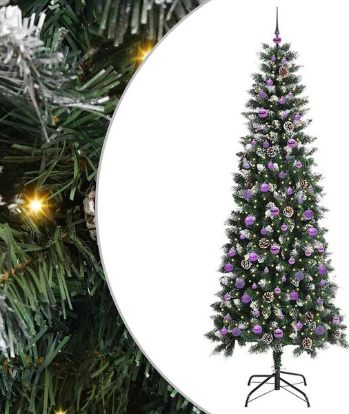 Umělý vánoční stromeček Zelená 240 cm PVC, plast a ocel 3395850