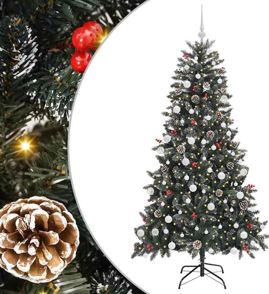 Umělý vánoční stromeček Zelená 180 cm PVC, plast a ocel 3395883