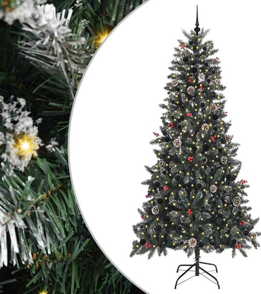 Umělý vánoční stromeček Zelená 240 cm PVC, plast a ocel 3395845